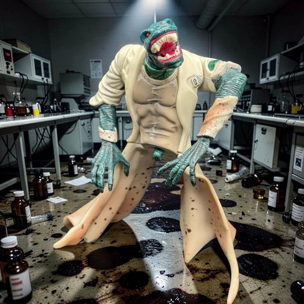 2006 Toy Biz Spider-Man Origins Lizard Super-Posable Torso Figure A59